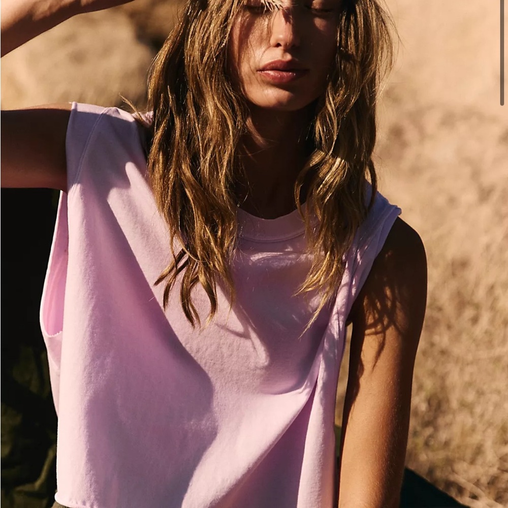 Free People Inspire Tank (Powder Pink)